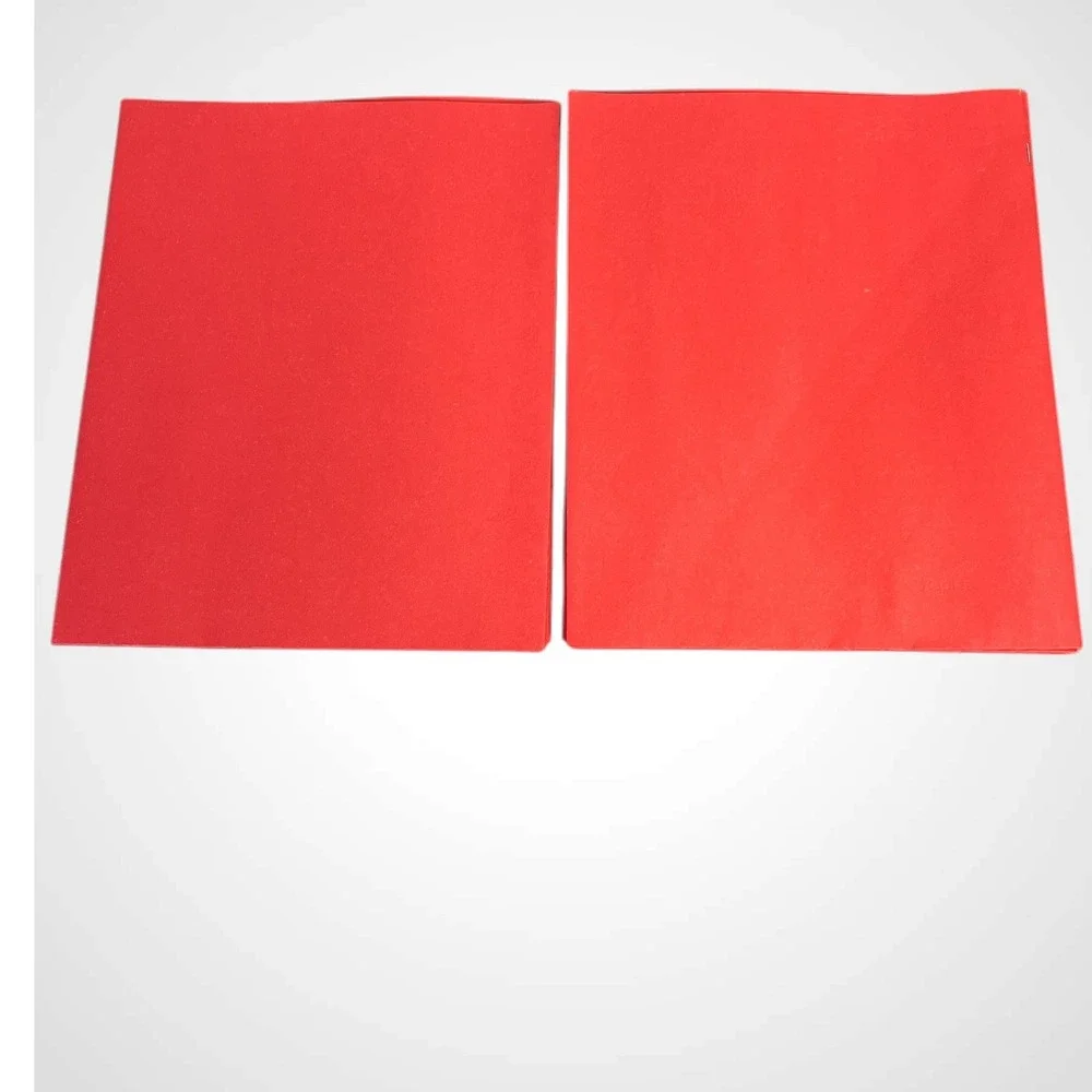 Lot 10 Red Folder‎ with 2 Pockets and Brads-NEW